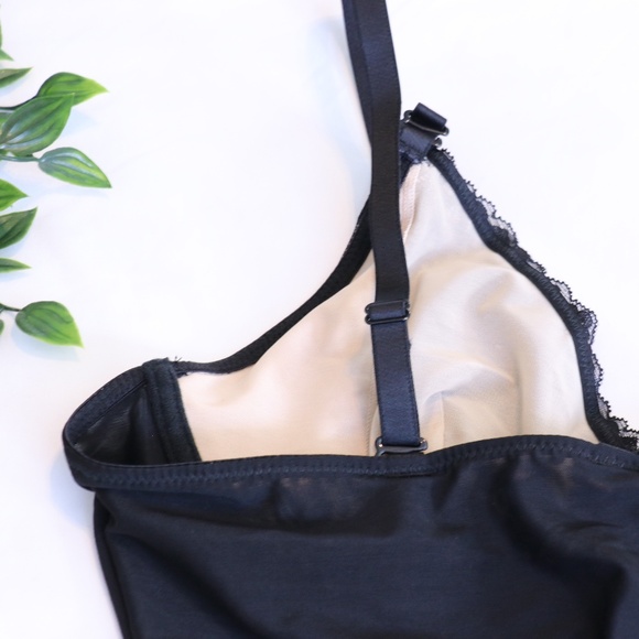 Popilush Shapewear Lace Deep V-Neck Sculpting Thong Bodysuit NWOT Large - Picture 7 of 9